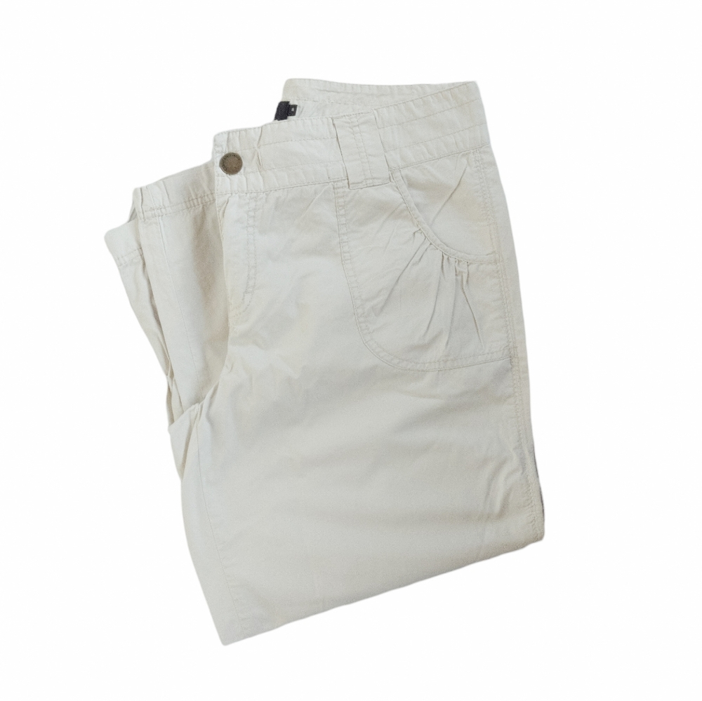 Calvin Klein Jeans Cotton Beige Khaki Cargo Capri Pants